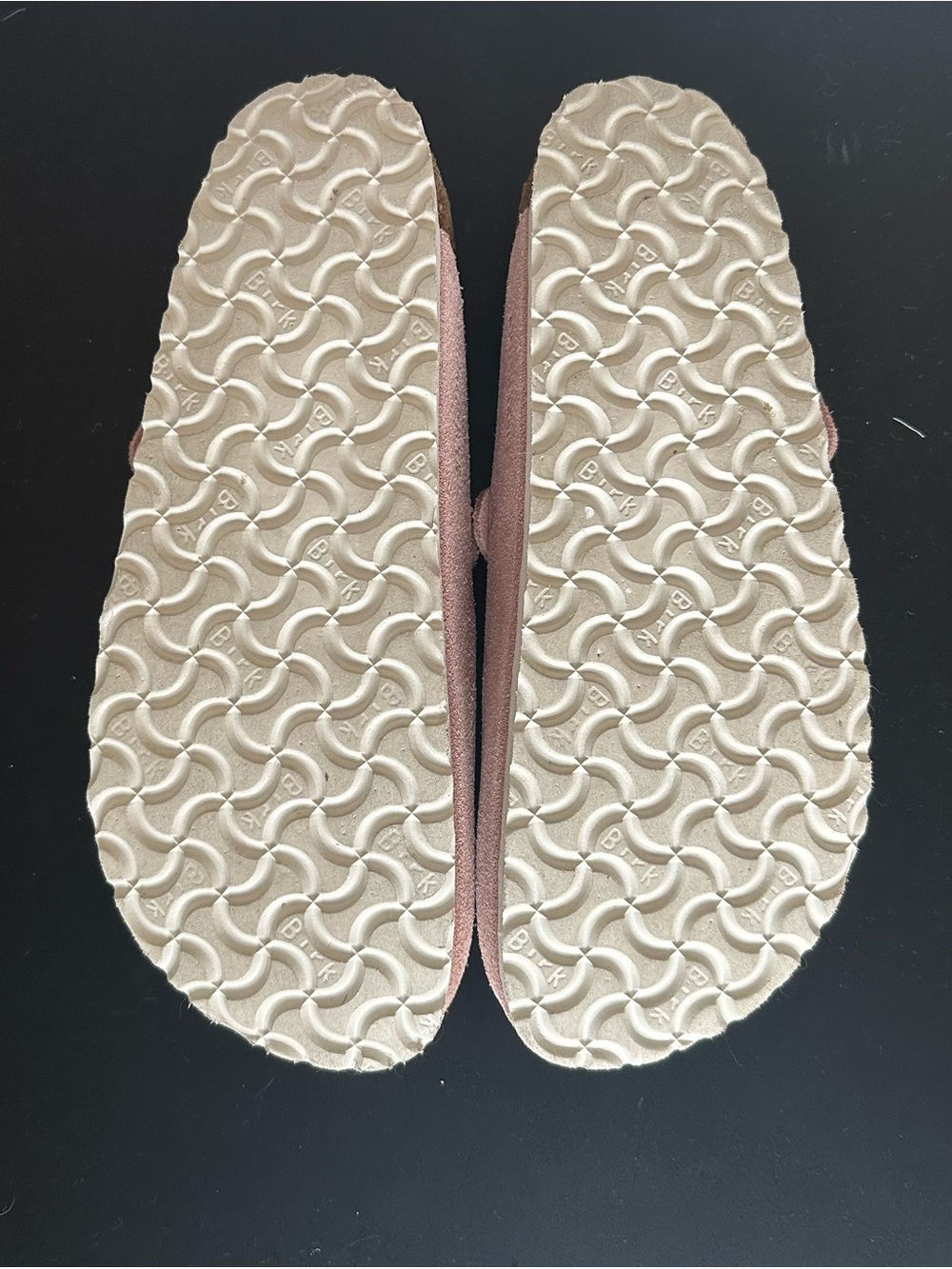 Birkenstock Suede Slip-On Clogs in Dusty Pink - Picture 4 of 5